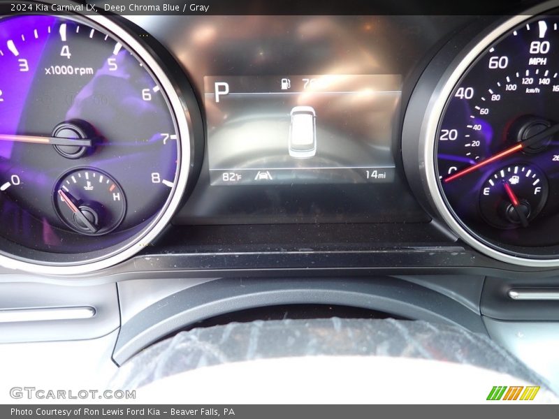 Deep Chroma Blue / Gray 2024 Kia Carnival LX