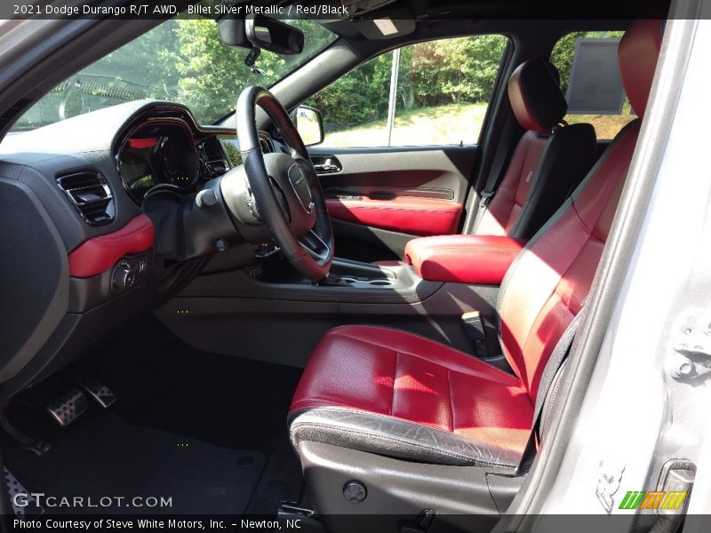 Billet Silver Metallic / Red/Black 2021 Dodge Durango R/T AWD
