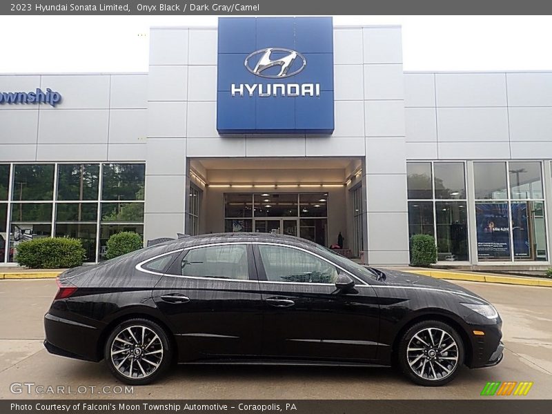 Onyx Black / Dark Gray/Camel 2023 Hyundai Sonata Limited