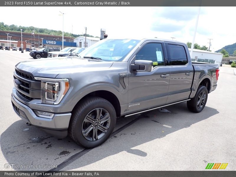 Carbonized Gray Metallic / Black 2023 Ford F150 Lariat SuperCrew 4x4
