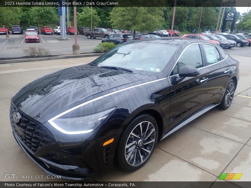 Onyx Black / Dark Gray/Camel 2023 Hyundai Sonata Limited