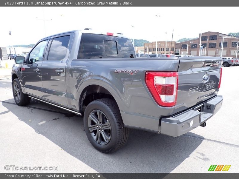Carbonized Gray Metallic / Black 2023 Ford F150 Lariat SuperCrew 4x4