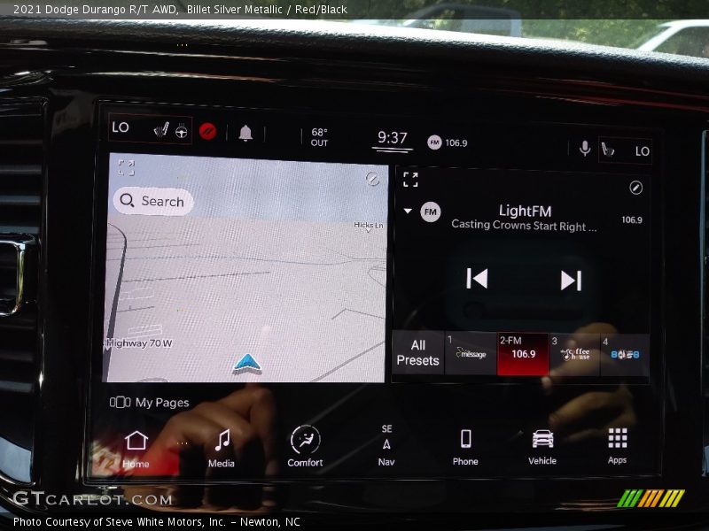 Billet Silver Metallic / Red/Black 2021 Dodge Durango R/T AWD