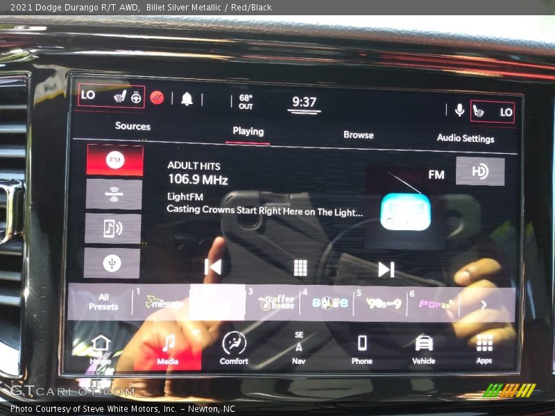 Billet Silver Metallic / Red/Black 2021 Dodge Durango R/T AWD