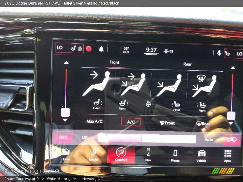 Billet Silver Metallic / Red/Black 2021 Dodge Durango R/T AWD