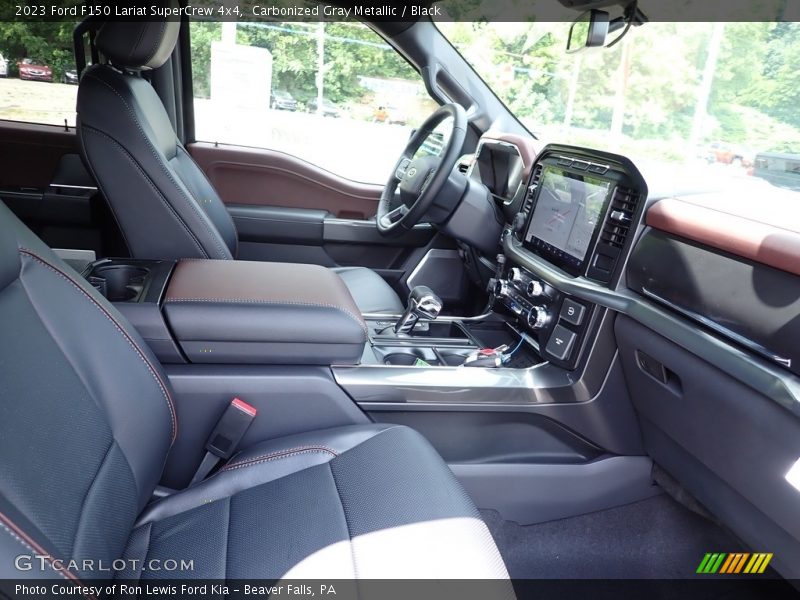 Carbonized Gray Metallic / Black 2023 Ford F150 Lariat SuperCrew 4x4