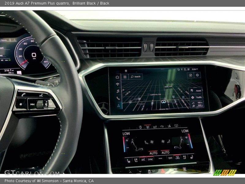 Controls of 2019 A7 Premium Plus quattro