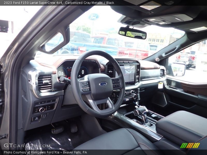 Carbonized Gray Metallic / Black 2023 Ford F150 Lariat SuperCrew 4x4