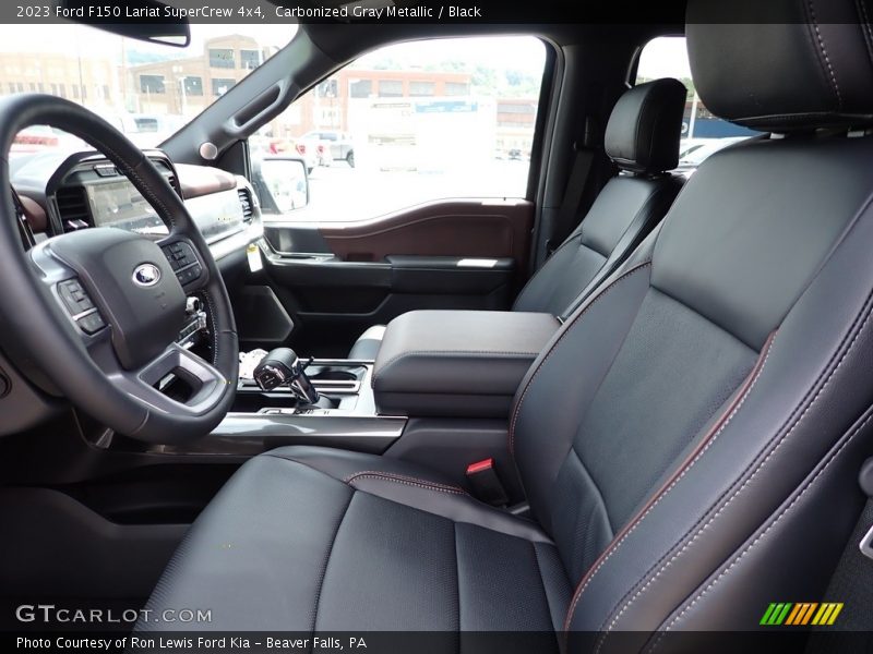 Carbonized Gray Metallic / Black 2023 Ford F150 Lariat SuperCrew 4x4
