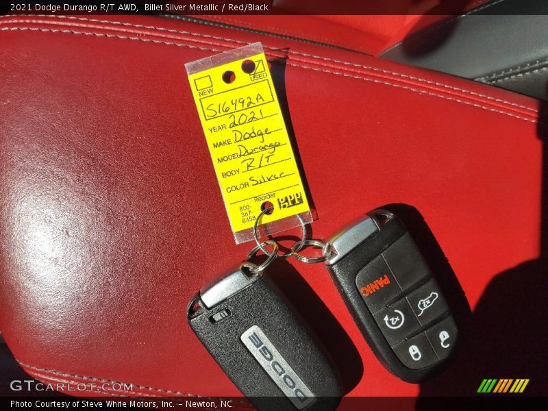 Billet Silver Metallic / Red/Black 2021 Dodge Durango R/T AWD