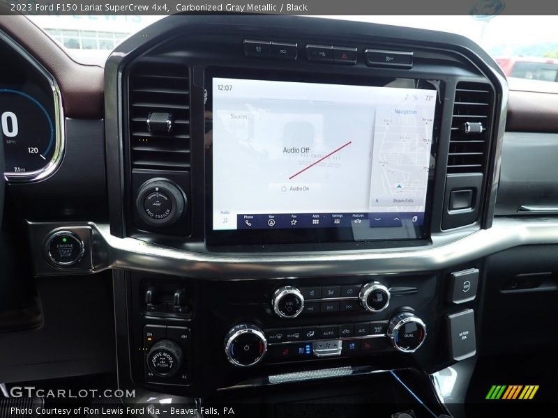 Carbonized Gray Metallic / Black 2023 Ford F150 Lariat SuperCrew 4x4