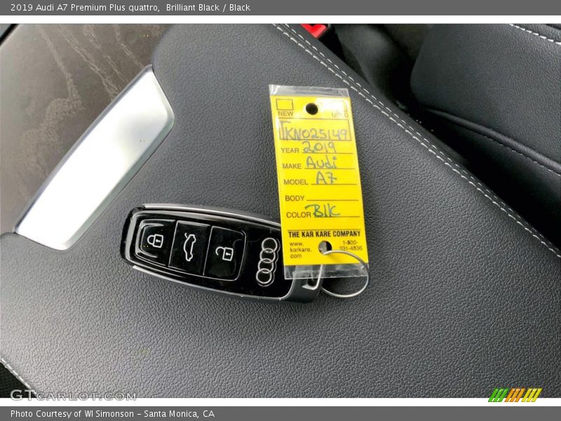 Keys of 2019 A7 Premium Plus quattro
