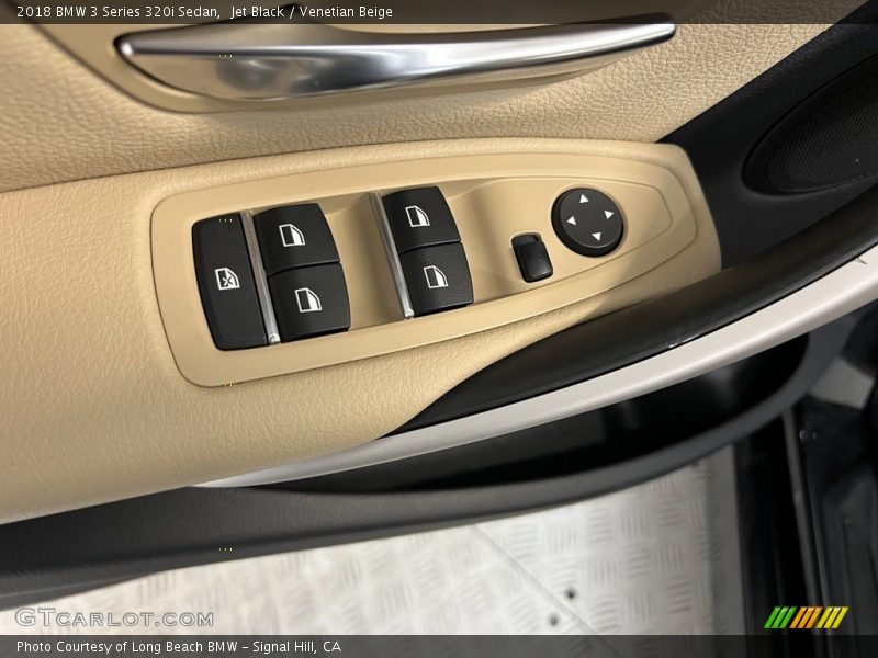Jet Black / Venetian Beige 2018 BMW 3 Series 320i Sedan