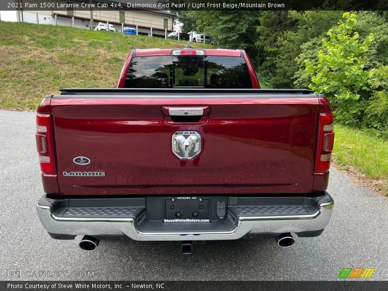 Delmonico Red Pearl / Light Frost Beige/Mountain Brown 2021 Ram 1500 Laramie Crew Cab 4x4