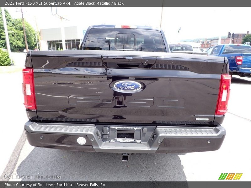 Agate Black Metallic / Black 2023 Ford F150 XLT SuperCab 4x4