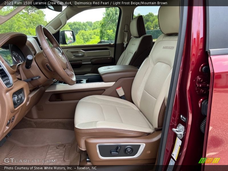  2021 1500 Laramie Crew Cab 4x4 Light Frost Beige/Mountain Brown Interior