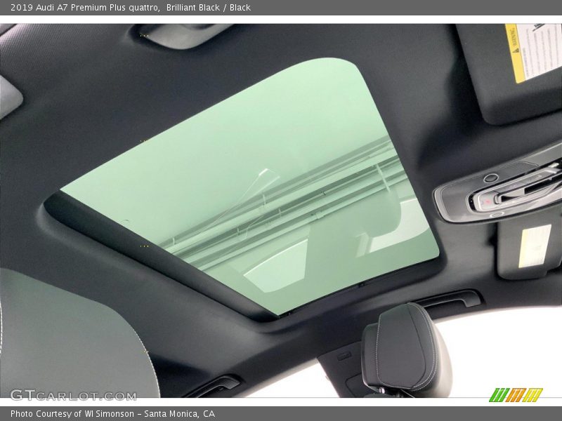 Sunroof of 2019 A7 Premium Plus quattro