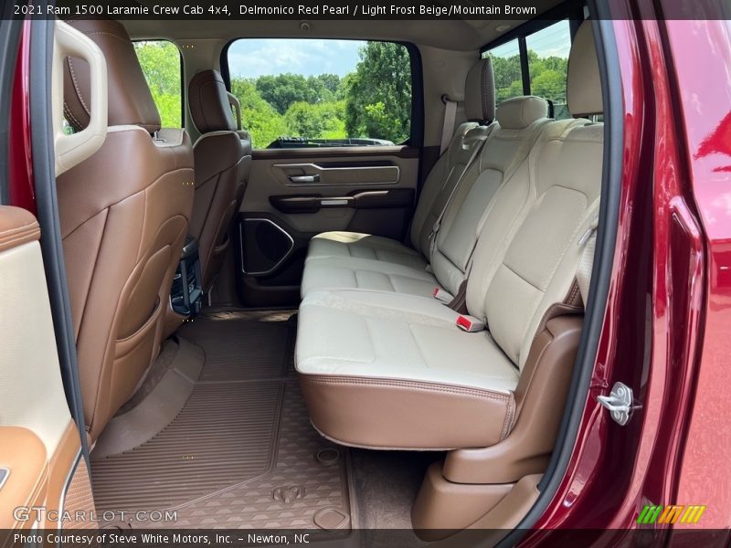Rear Seat of 2021 1500 Laramie Crew Cab 4x4