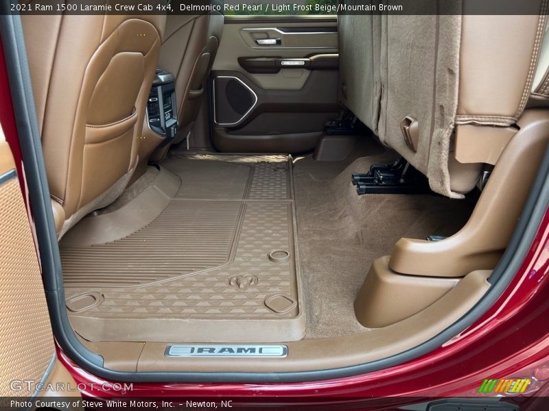 Rear Seat of 2021 1500 Laramie Crew Cab 4x4