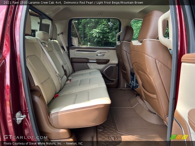 Rear Seat of 2021 1500 Laramie Crew Cab 4x4