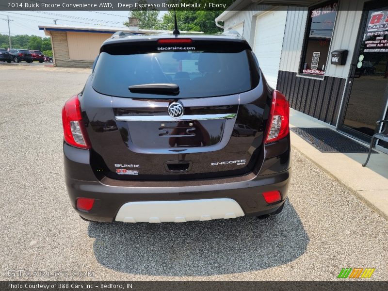 Deep Espresso Brown Metallic / Ebony 2014 Buick Encore Convenience AWD