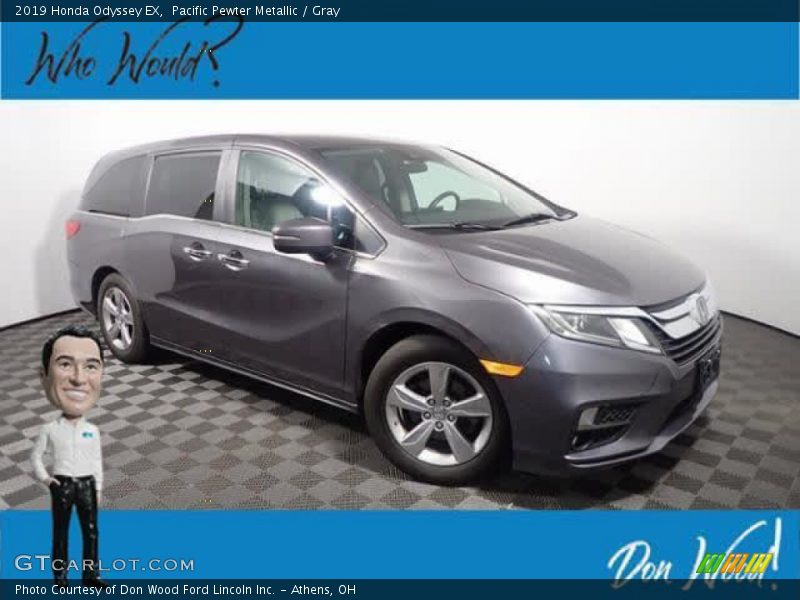 Pacific Pewter Metallic / Gray 2019 Honda Odyssey EX