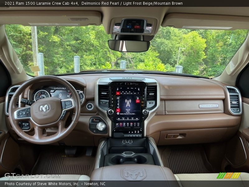 Dashboard of 2021 1500 Laramie Crew Cab 4x4