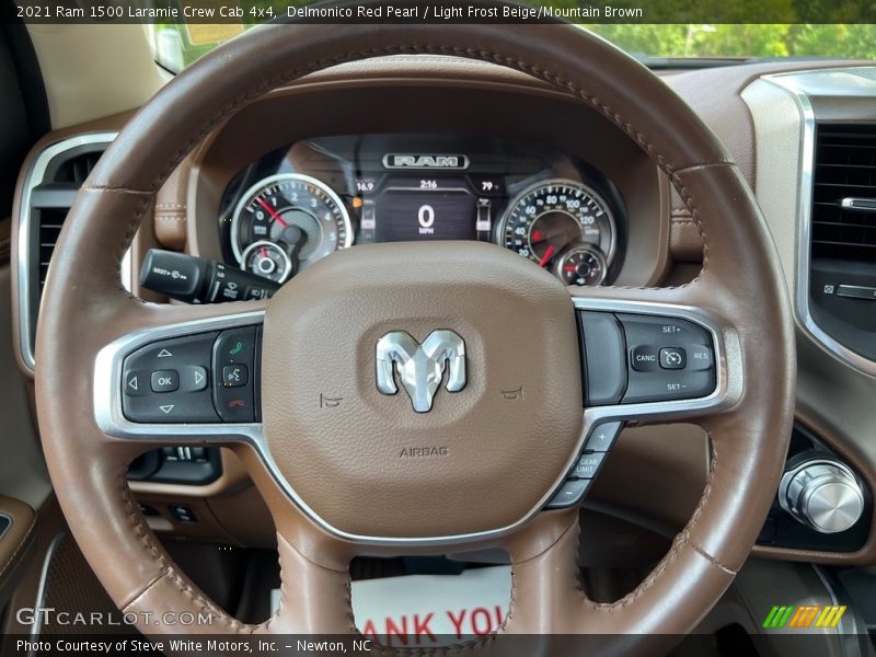  2021 1500 Laramie Crew Cab 4x4 Steering Wheel