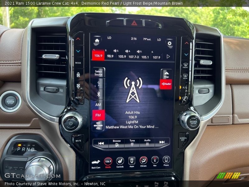 Controls of 2021 1500 Laramie Crew Cab 4x4