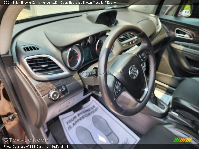 Deep Espresso Brown Metallic / Ebony 2014 Buick Encore Convenience AWD