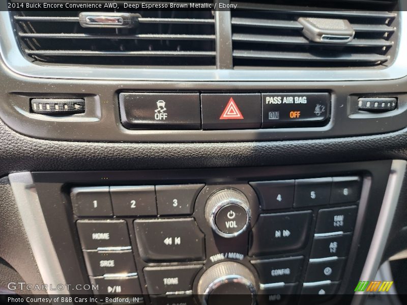 Deep Espresso Brown Metallic / Ebony 2014 Buick Encore Convenience AWD