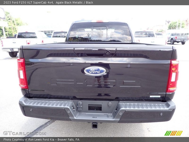 Agate Black Metallic / Black 2023 Ford F150 XLT SuperCab 4x4