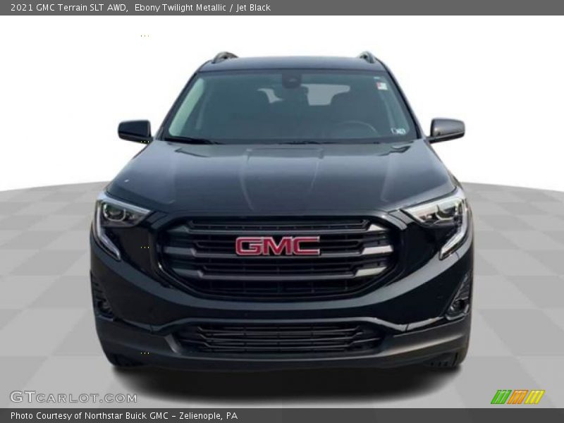 Ebony Twilight Metallic / Jet Black 2021 GMC Terrain SLT AWD