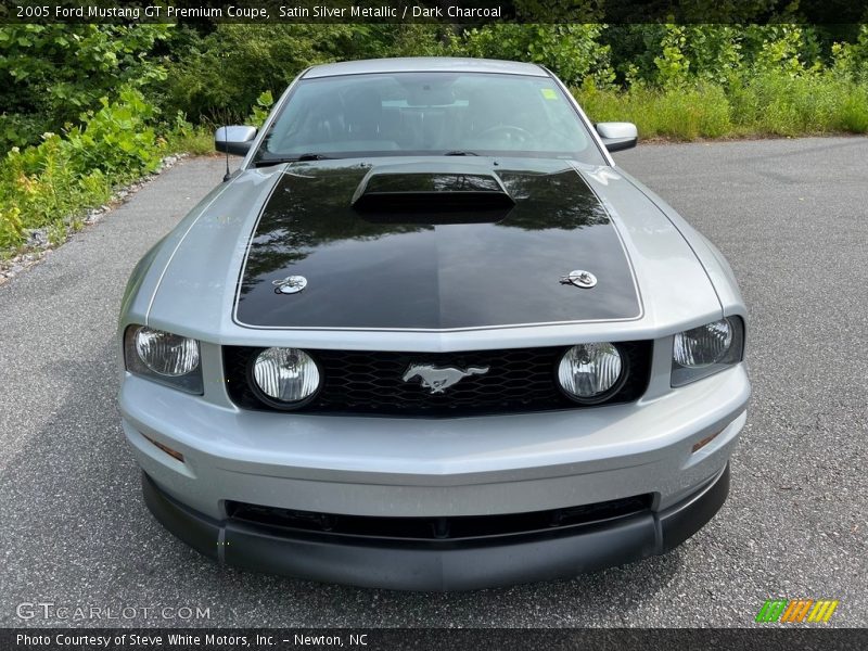 Satin Silver Metallic / Dark Charcoal 2005 Ford Mustang GT Premium Coupe