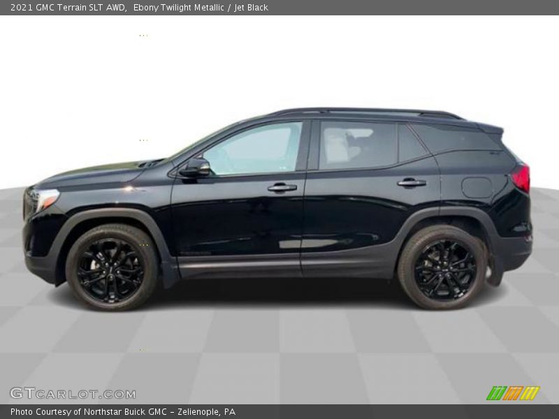 Ebony Twilight Metallic / Jet Black 2021 GMC Terrain SLT AWD