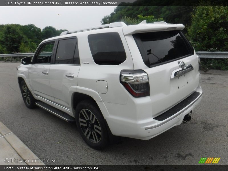 Blizzard White Pearl / Redwood 2019 Toyota 4Runner Limited 4x4