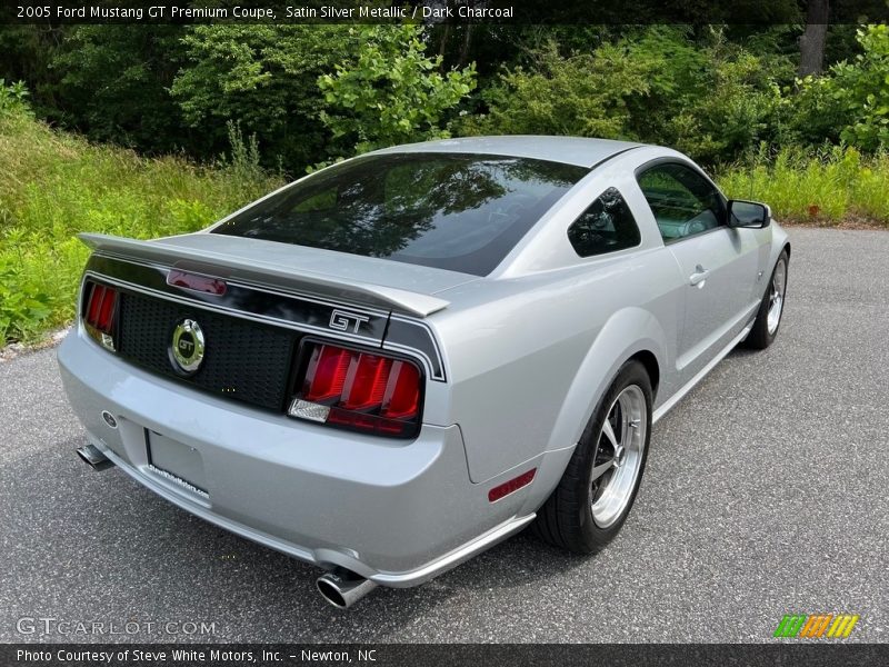 Satin Silver Metallic / Dark Charcoal 2005 Ford Mustang GT Premium Coupe
