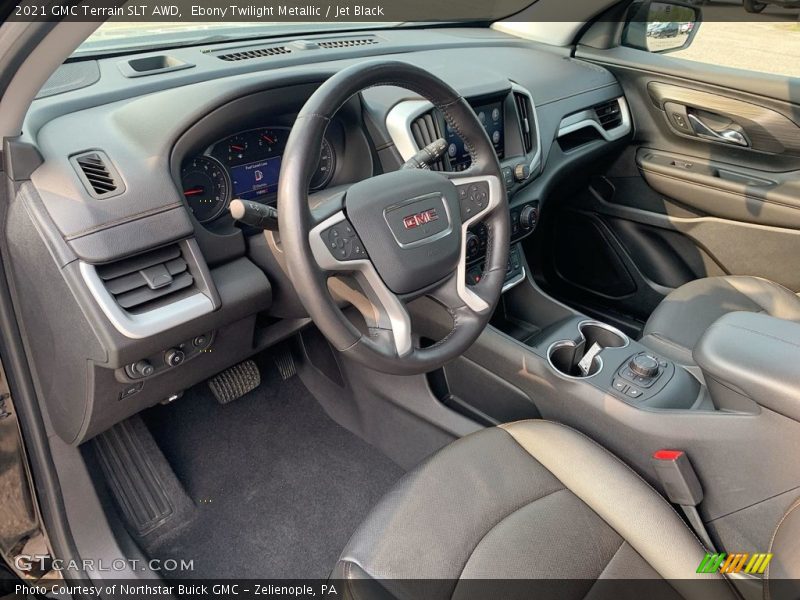 Ebony Twilight Metallic / Jet Black 2021 GMC Terrain SLT AWD