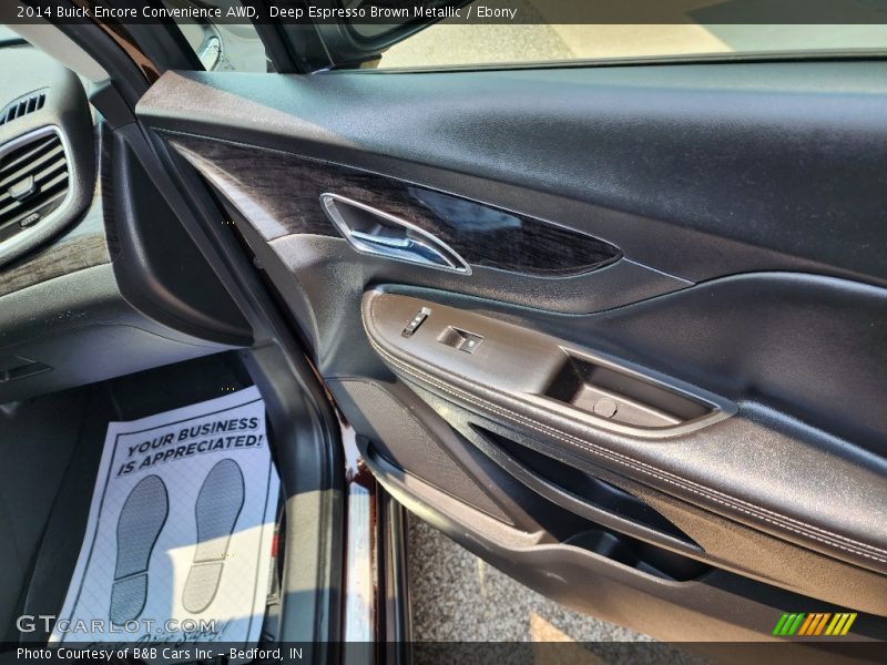 Deep Espresso Brown Metallic / Ebony 2014 Buick Encore Convenience AWD