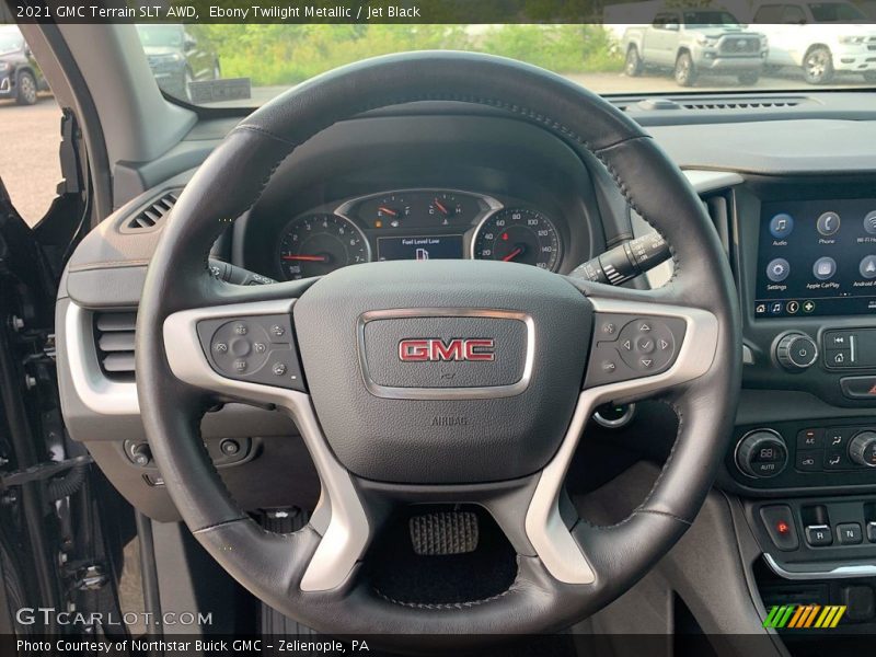 Ebony Twilight Metallic / Jet Black 2021 GMC Terrain SLT AWD
