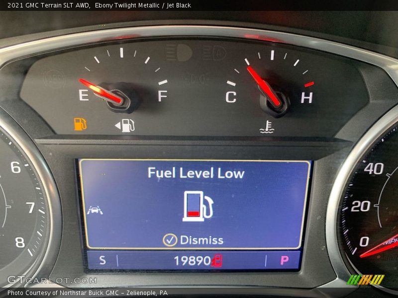 Ebony Twilight Metallic / Jet Black 2021 GMC Terrain SLT AWD
