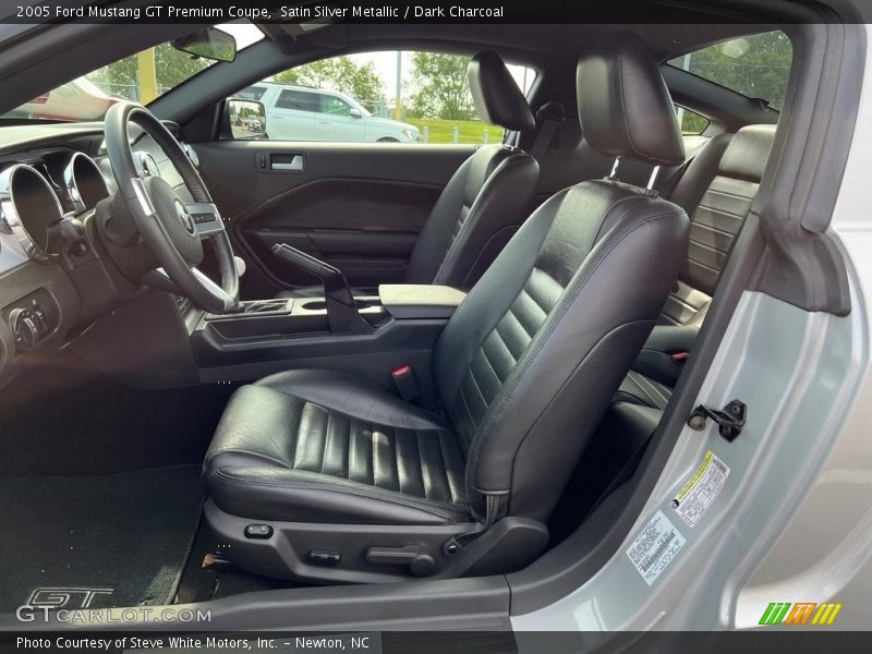 Satin Silver Metallic / Dark Charcoal 2005 Ford Mustang GT Premium Coupe