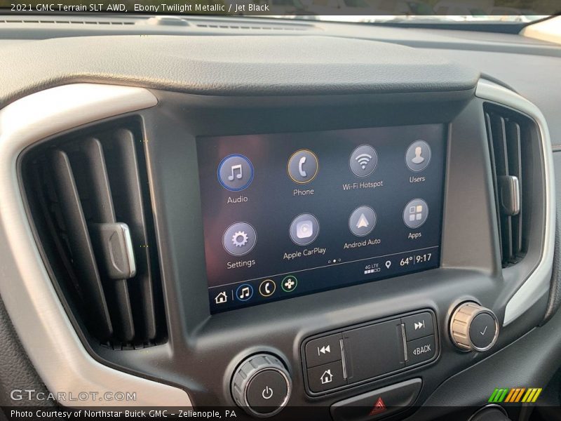 Ebony Twilight Metallic / Jet Black 2021 GMC Terrain SLT AWD