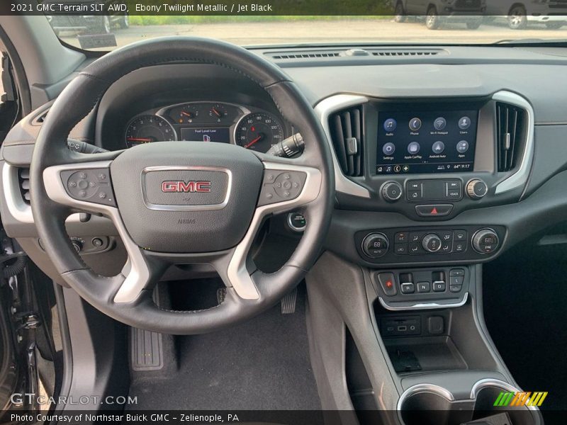 Ebony Twilight Metallic / Jet Black 2021 GMC Terrain SLT AWD