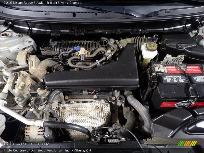 Brilliant Silver / Charcoal 2016 Nissan Rogue S AWD