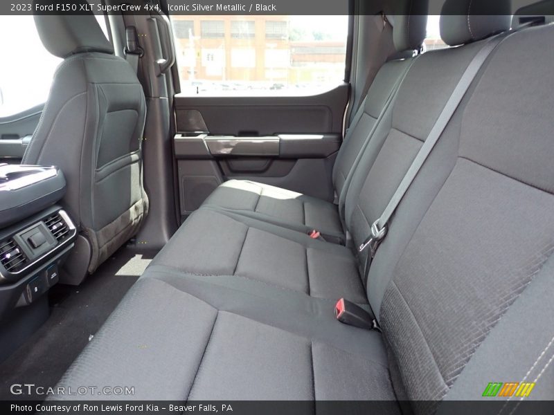 Rear Seat of 2023 F150 XLT SuperCrew 4x4