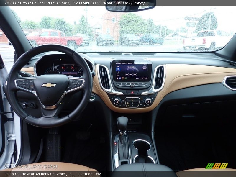 Iridescent Pearl Tricoat / Jet Black/Brandy 2020 Chevrolet Equinox Premier AWD