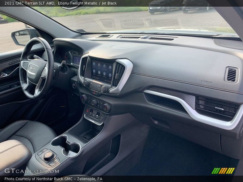 Ebony Twilight Metallic / Jet Black 2021 GMC Terrain SLT AWD
