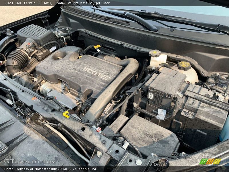 Ebony Twilight Metallic / Jet Black 2021 GMC Terrain SLT AWD