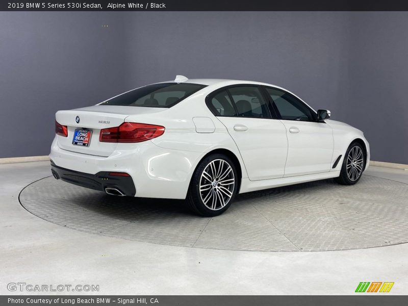 Alpine White / Black 2019 BMW 5 Series 530i Sedan